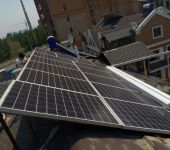 自家屋頂怎么安裝太陽能發電板發電設備?
